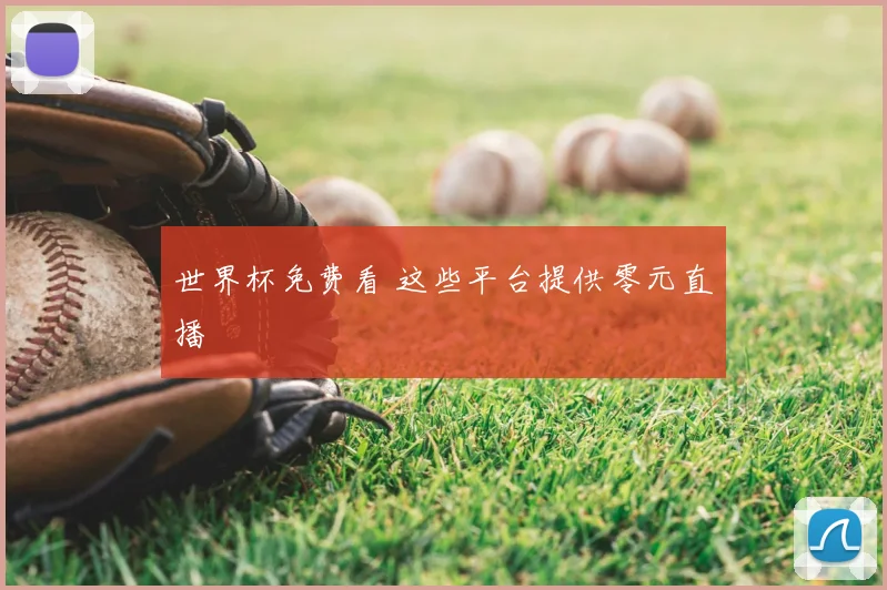 世界杯免费看 这些平台提供零元直播